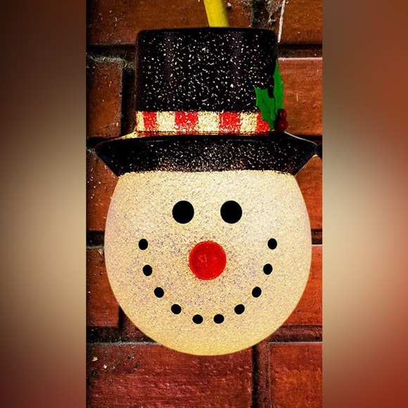 Snowman Porch Light Cover Christmas Decorations Outdoor - Picture 7 of 7